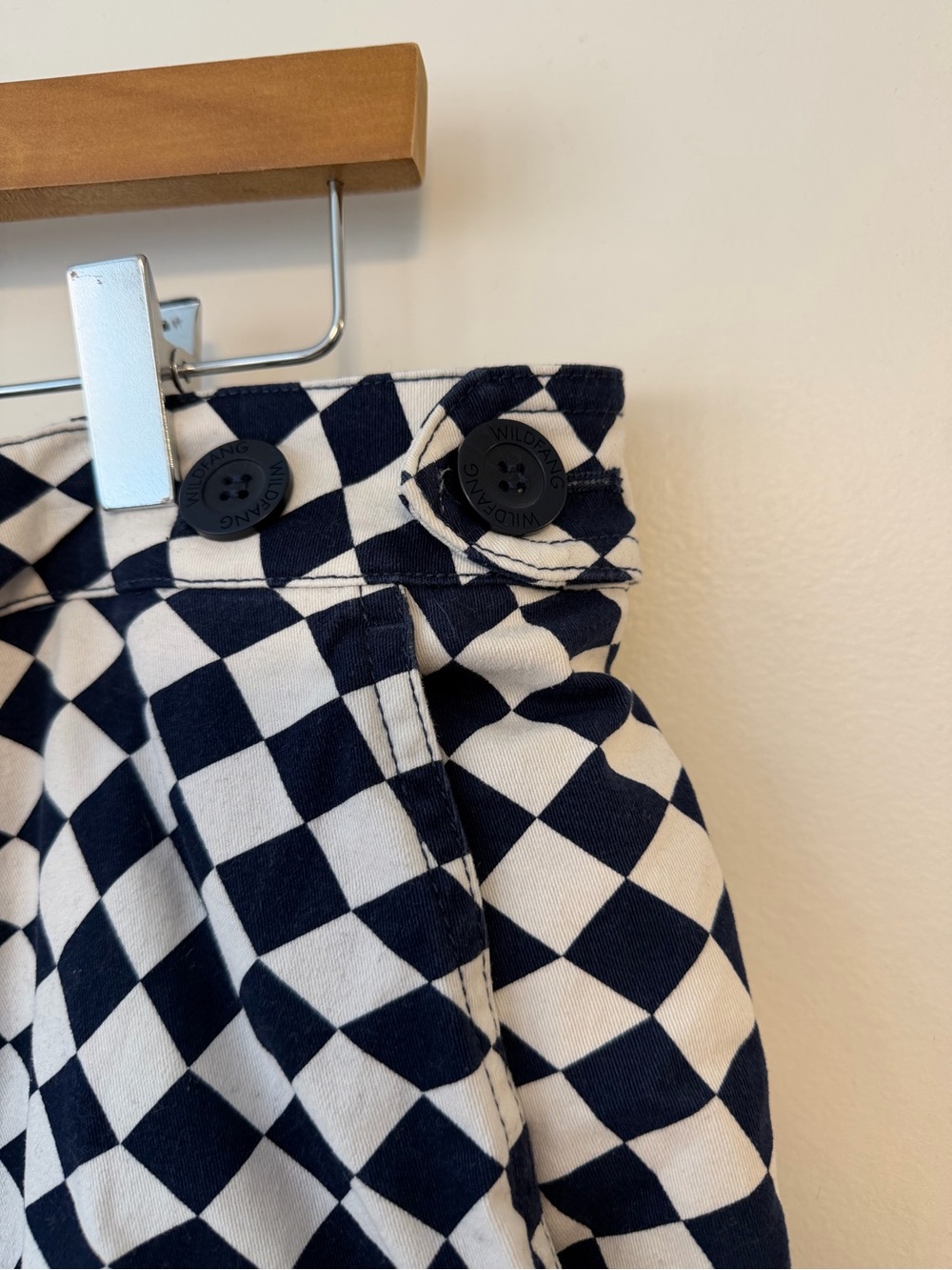 Wildfang Checkerboard Utility Mini Skirt - Picture 2 of 7